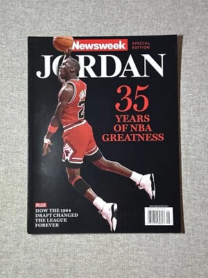 Newsweek Magazine Michael Jordan 30 Years Issue Comm SE Chicago Bulls New - Image 1 of 4