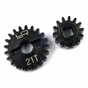Yeah Racing AXCP-008 21T 14T Steel Overdrive Portal Gear Set : Capra / SCX10 III - Picture 1 of 2