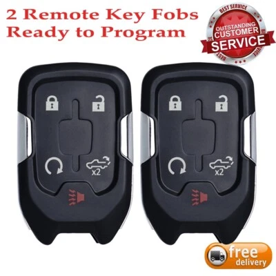 2 умных брелока для дистанционного управления бесключевым доступом для 2019 2020 2021 GMC Sierra 1500 2500HD 3500HD - Изображение 1 из 4