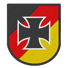 Vorletzter (!) Aufnäher/Patch, Wappen von Deutschland, 7,6 x 7,7 cm