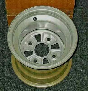 HONDA ATC 350X,250R, TRX 400X,400EX,450R 450ER SILVER REAR STEEL 9" WHEEL, RIM - Picture 1 of 24