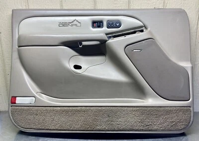 GMC Yukon Denali 2000-2003 OEM PANEL DE PUERTA DEL CONDUCTOR DELANTERO IZQUIERDO BRONCEADO Foto 1 de 4