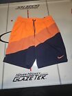 New Nike Total Orange & Blue Strip Volley Swim Shorts Size Medium