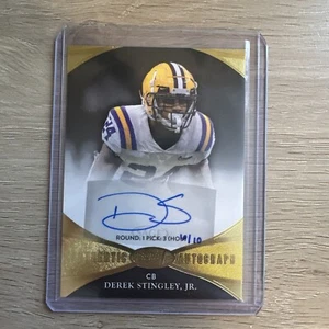 Derek Stingley Jr. 2022 Sage Aspire Gold Auto Autograph #/10 Texans - Picture 1 of 2