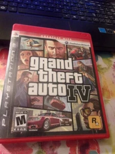 GRAND THEFT AUTO IV~2008 VG/C PLAYSTATION 3~PS3 GAME~RATED M-MATURE~W/MANUAL - Picture 1 of 2