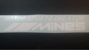 Mines Motor Sports Creator vinyl cut sticker / decal to suit drift cars etc - Picture 1 of 5