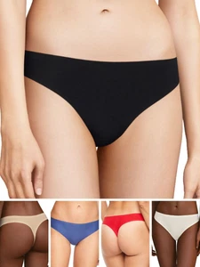 Chantelle SoftStretch Thongs STRING Mid Rise Knickers One Size Seamless Lingerie