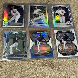 Luis Gil 6 Different Chrome Refractor & Prism Rookie Cards New York Yankees - Picture 1 of 8