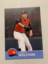Grant Wolfram Card 2019 Hickory Crawdads Team Card