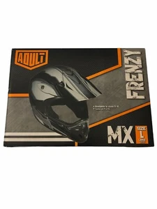 ADULTO Frenzy MX 1 Negro y Gris Suciedad Bicicleta - Talla L - Nuevo en Caja - Imagen 1 de 1