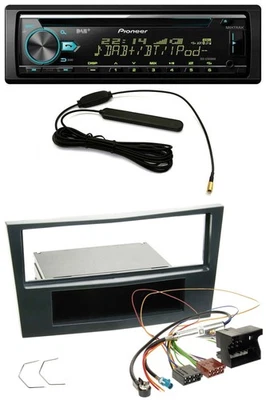 Pioneer CD MP3 AUX DAB USB Autoradio für Opel Corsa D ab 2005 Stealth Schwarz - Bild 1 von 4