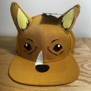 Cowboy Bebop Ein Data Dog Face Ears Snapback Hat -Brand New with Tags Corgi - Picture 1 of 12