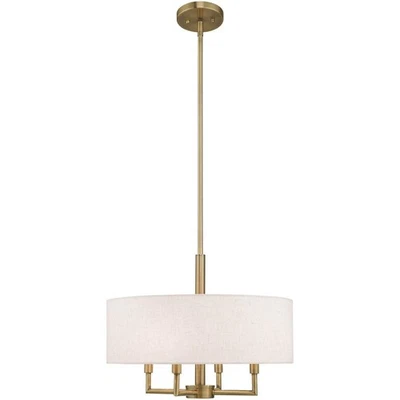 Livex Lighting 42604-01 Meridian Chandelier Antique Brass - Image 1 of 4