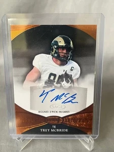 2022 Sage Aspire TREY MCBRIDE RC AUTO COLORADO STATE ARIZONA CARDINALS Autograph - Picture 1 of 2