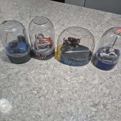 Lot of 4 RC Radio Controlled Charge N Go Mini Racers Mhz UNTESTED.  - Image 1 of 4