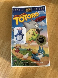 My Neighbor Totoro (VHS, 1993) RARE Clamshell Sealed HTF Miazaki Studio Ghibli - Imagen 1 de 6