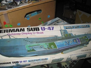 U-47 German Sub U-Boat of WWII by Revell from 1975 - Picture 1 of 2
