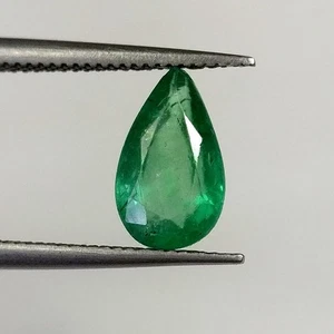 1.74ct Natural Emerald perfect Pear shape nice green beautiful gem - Picture 1 of 4