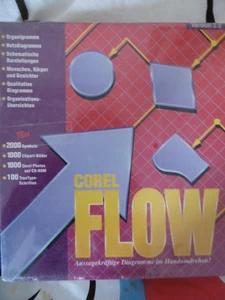 Corel Flow Version 2.0 Diagramme (1994) / CD-ROM / mit Drag & Drop, TrueType... - Bild 1 von 1