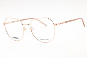 MOSCHINO LOVE MOL560 DDB Eyeglasses Gold Copper Frame 54mm - Picture 1 of 4