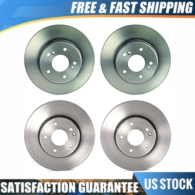 Rotor de freno de disco trasero delantero Brembo 4 para Mercedes-Benz C280 1997 Foto 1 de 4