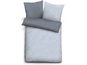 Bettwäsche Bettbezug BIBERNA Mako-Satin 100% Baumwolle 135x200 cm MixMatch Grau - Bild 1 von 1