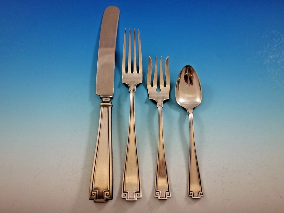 Etruscan by Gorham Sterling Silver Flatware Set for 8 Service 34 pieces Dinner - Image 1 of 4