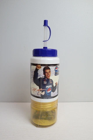 NASCAR Jeff Gordon #24 Pepsi bottle container w/ 1:64 Die-cast CAR NEW SEALED Cover