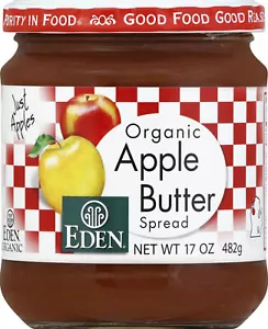 Eden Foods Fruit Butter Apple 17 oz (Pack of 12) - Picture 1 of 1