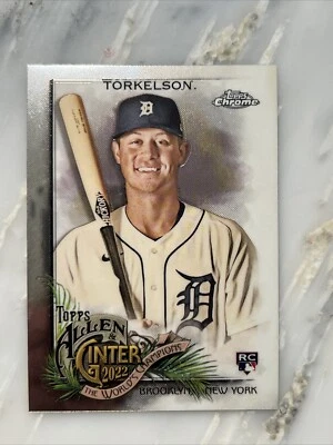 spencer torkelson 2022 Topps chrome Allen and Ginter RC#208 Detroit Tigers - Image 1 of 2