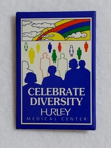 HURLEY MEDICAL CENTER - Pin Button - 2 in x 3 in - Picture 1 of 5