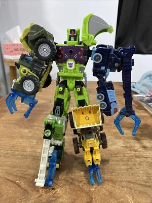 Transformers Superlink Buildron set complete Takara Energon EX-01 Constructicon - Image 1 of 4