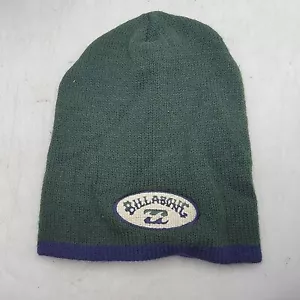 Billabong Adults Green Blue Beanie Hat Winter Warm Casual Outdoors Comfort - Picture 1 of 4