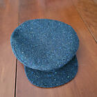 Hanna Hats of Donegal Mens Size L Navy Wool Tweed