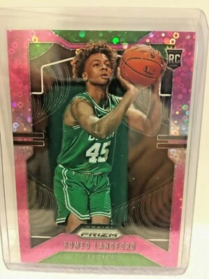 2019-20 Panini Prizm PINK Fast Break Romeo Langford RC Rookie #260 43/50 SP - Image 1 of 2