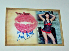 2023 Collectors Expo Model Toni Rose Autographed Kiss Card