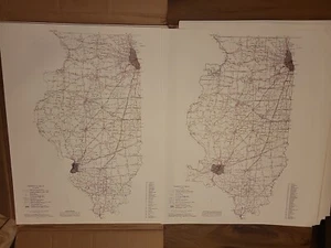 U S Geological Survey State Transportation Zone edition map set Railroad 81 pcs. - Picture 1 of 24