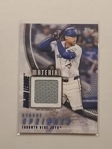 2025 Topps Series 2 Major League Material Relic George Springer #MLM2-GSP - Picture 1 of 2