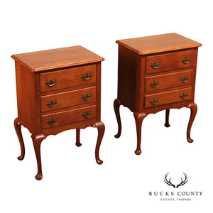 Virginia Craftsmen Reproductions Pair of Cherry Side Chests - Picture 1 of 17