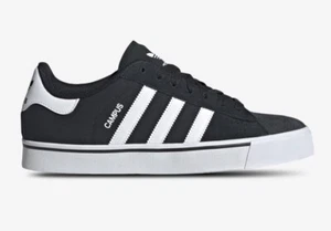 Adidas Campus Vulc "Black White" Gr. 3,5 Deadstock Skateboardschuhe 2024 - Bild 1 von 5