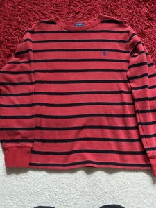 Ralph Lauren boys Red long sleeve top age 10-12 M - Picture 1 of 4