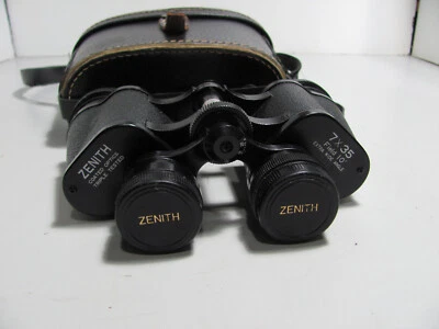 Vintage Zenith  7 x 35 Field 10 Extra Wide Angle Fully Coated Optics Binoculars - Image 1 of 4