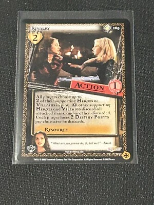 Buffy the Vampire Slayer CCG Rare Rivalry - Image 1 of 2