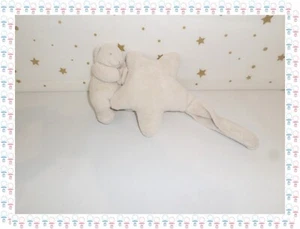 ㉓ - Doudou Musical Peluche Ours Etoile Crème Noukies Noukie's - Imagen 1 de 3