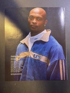 Revista Ilustración Eddie George 2002 corredor Tennessee Titans - Imagen 1 de 2