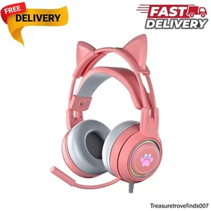 Wired Stereo Gaming Headset with mic, One Headset and LED Light w\ microphone - Picture 1 of 7