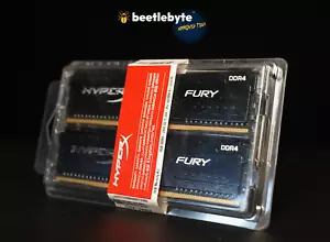 Kingston Hyper-X Fury 8GB (2x4GB) DDR4 2400 Memory Kit RAM - Picture 1 of 6