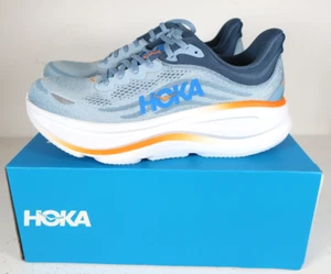 New Hoka Bondi 9 Men's Color Drizzle/Downpour Size 9.5D - Picture 1 of 15