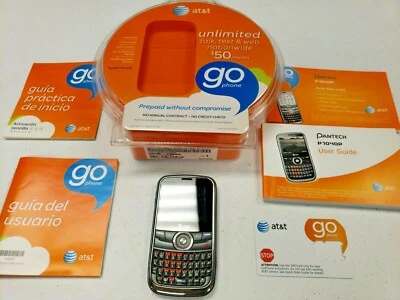 Телефон с клавиатурой Pantech Link P7040 AT&T GSM разблокированный QWERTY - серый/винный как есть - Изображение 1 из 4