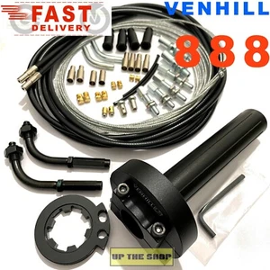 Venhill 888 Fast action universal motorcycle throttle and cables conversion kit - Picture 1 of 12